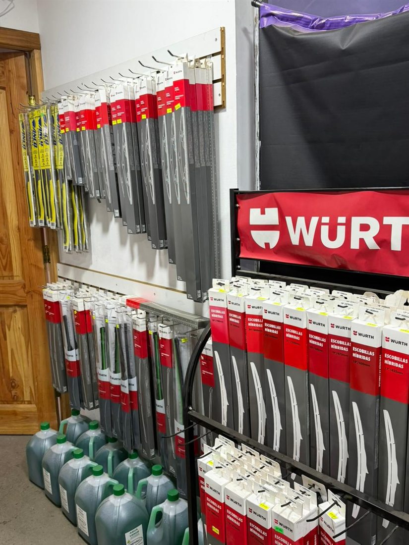 Escobillas limpiaparabrisas y accesorios línea Würth