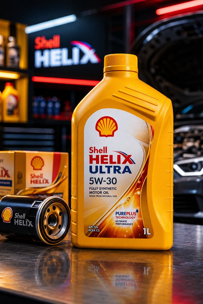 Aceite Shell Helix Ultra 5W-30 100% sintético